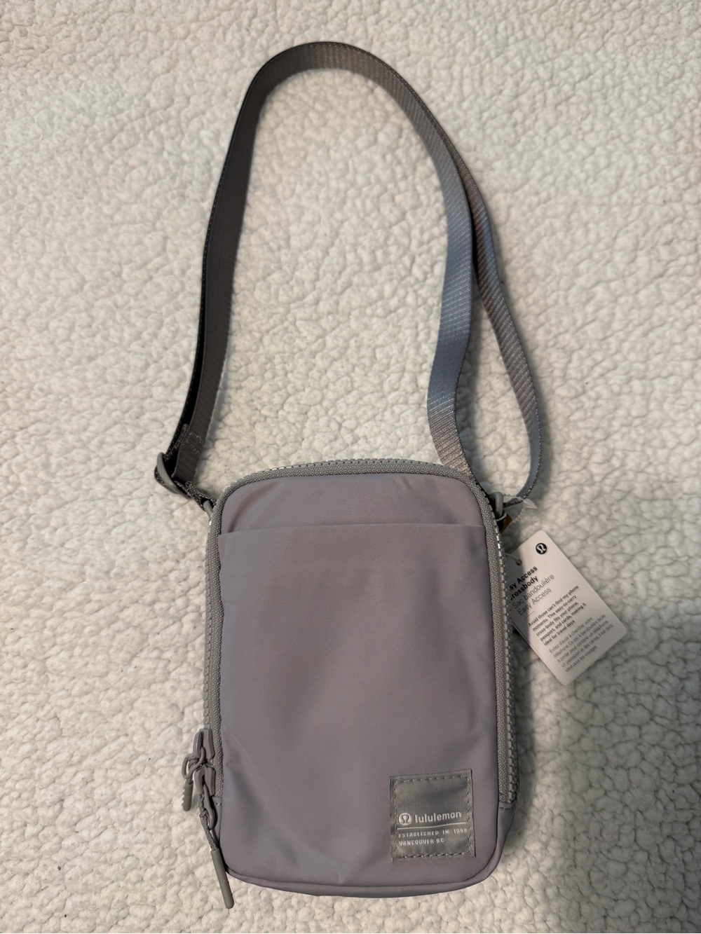 lululemon athletica Women’s Gray Crossbody Phone Pouch